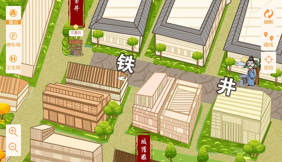 通什镇智慧景区：手绘地图与语音导览的完美融合